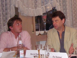 Sascha Binder (links) mit Bernd Rattay, 1. Bevollmächtigter der IG-Metall-Verwaltungsstelle Göppingen-Geislingen