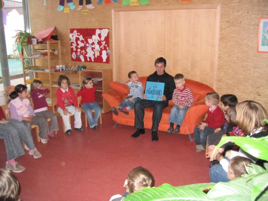 Sascha Binder im Kindergarten St. Gallus - SPD-Kreisverband Göppingen